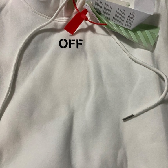COPY - OFF-WHITE SEEING THINGS HOODIE 2013 ~ WHITE MEDIUM NEW WITH TAGS - Picture 2 of 9